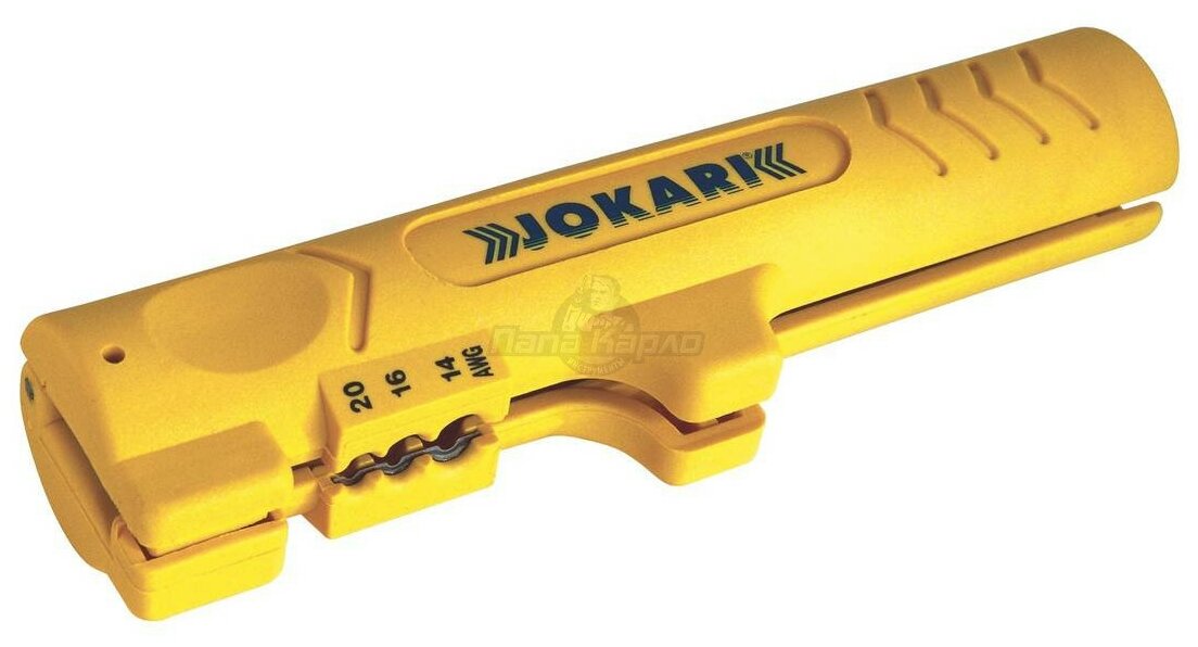 JOKARI Инструмент для снятия изоляции JOKARI Strip No.14 30140 для плоских до 12 мм и круглых кабелей 0.8-2.5 мм