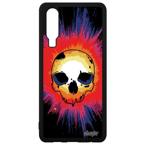 фото Ударопрочный чехол для мобильного // huawei p30 // "череп" скелет мертвец, utaupia, цветной