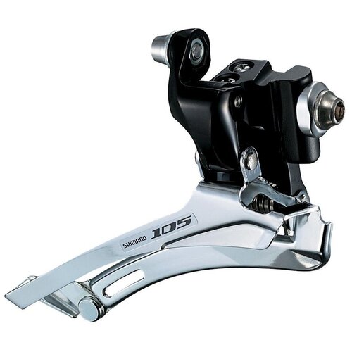 фото Переключатель передний shimano 105, 5700, на упор, для 2x10 скоростей, ifd5700fl, черный