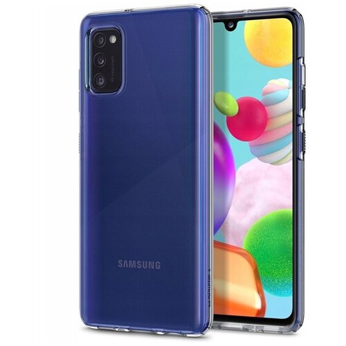 чехол капсула spigen для galaxy a7 2016 liquid crystal кристально прозрачный sgp11841 Чехол-капсула SPIGEN для Galaxy A41 - Liquid Crystal - Кристально прозрачный - ACS00876