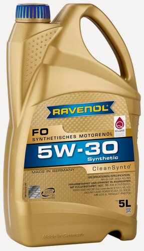Изображение товара Моторное масло RAVENOL FO 5W-30 5л (111111500501999) 4014835722651 Ravenol арт. 4014835722651