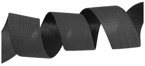 Резинка для одежды черная ширина 25 мм (уп. 44 метра)