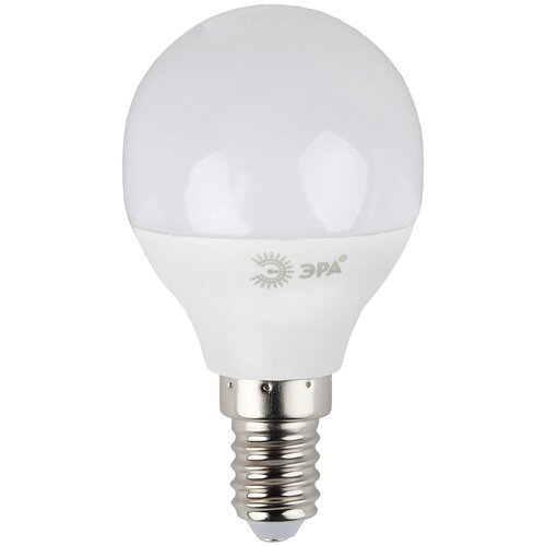 Лампочка светодиодная ЭРА STD LED P45-7W-840-E14 E14 / Е14 7Вт шар нейтральный белый свет
