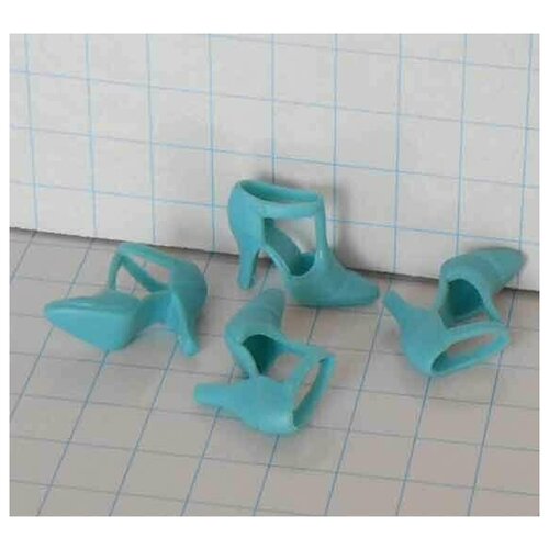 фото Обувь для кукол барби, туфельки - ds08 (голубые) dolltoys