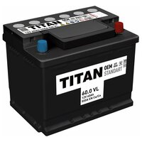 Аккумулятор автомобильный TITAN STANDART 60 А/ч 540 A обр. пол. Евро авто (242x175x190)