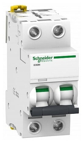 Автоматический выключатель Schneider Electric Acti9 2P 1А (D) 50кА A9F75201