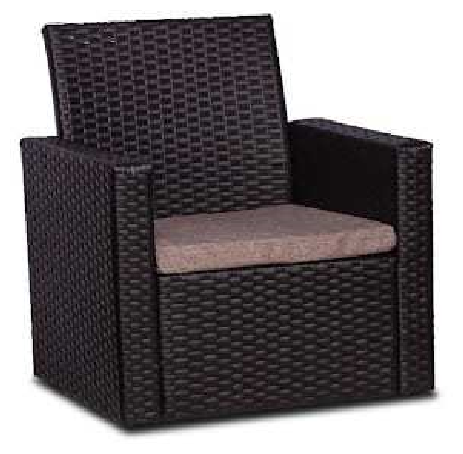 Плетеная мебель: Кресло "Сицилия", Венге