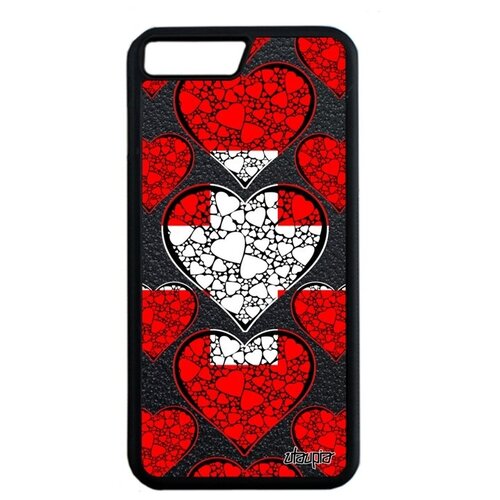 фото Чехол для мобильного // apple iphone 8 plus // "флаг швейцарии с сердцем" стиль государственный, utaupia, цветной