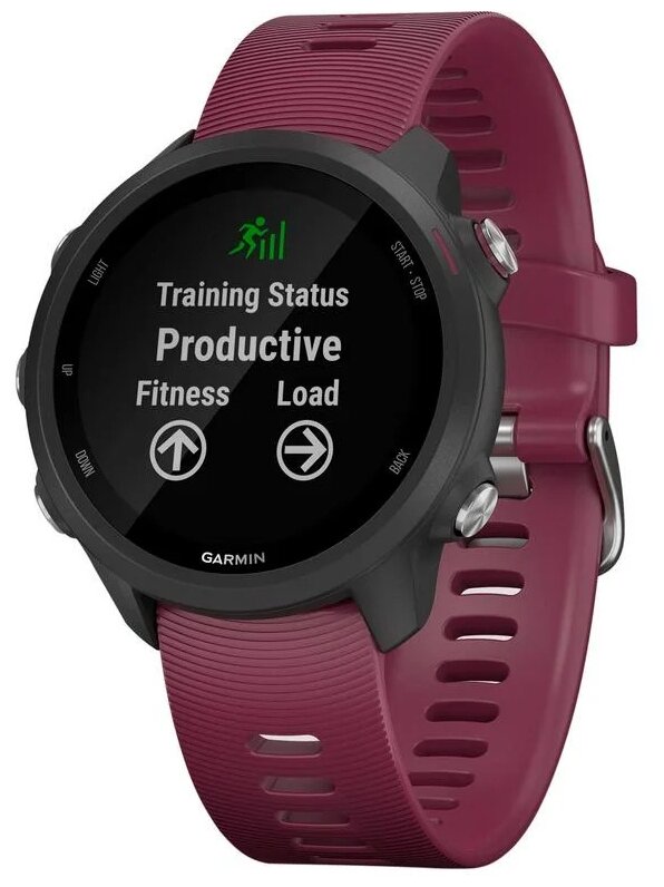 Умные часы Garmin Forerunner 245, черный/вишневый