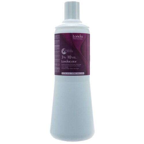 Londa Professional Londacolor Окислительная эмульсия для стойкой крем-краски Extra Rich Creme Emulsion 3 %, 1000 мл londa professional londacolor окислительная эмульсия для стойкой крем краски extra rich creme emulsion 6 % 1000 мл 1000 г