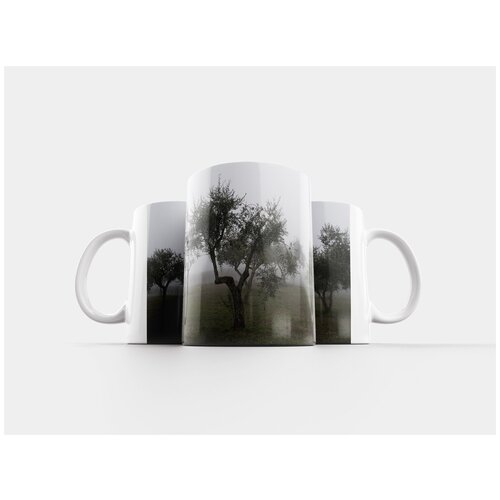 фото Кружка "оливковое дерево, деревья, зима" 320 мл lotsprints