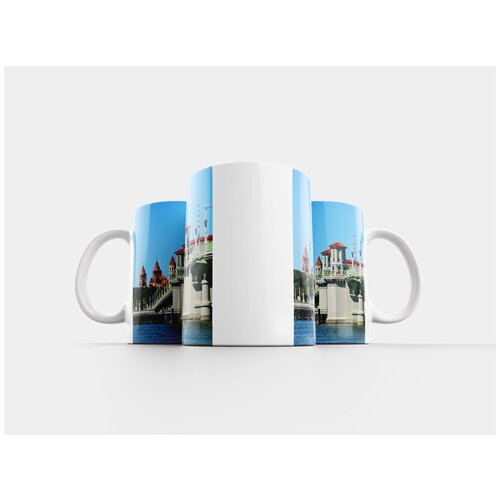 фото Кружка "мост львов, святой августин, флорида" 320 мл lotsprints