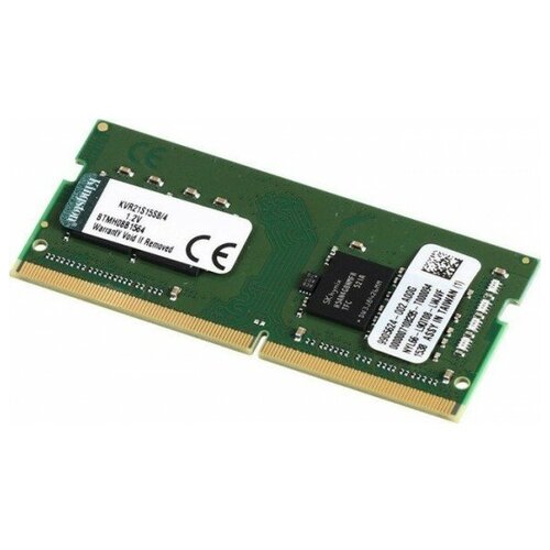 Модуль памяти Kingston SO-DIMM DDR4 4GB KVR26S19S64 PC4-21300 2666MHz CL17 269700₽