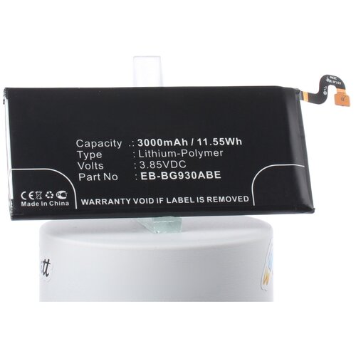 Аккумуляторная батарея iBatt 3000mAh для Samsung GH43-04574C, EB-BG930ABA