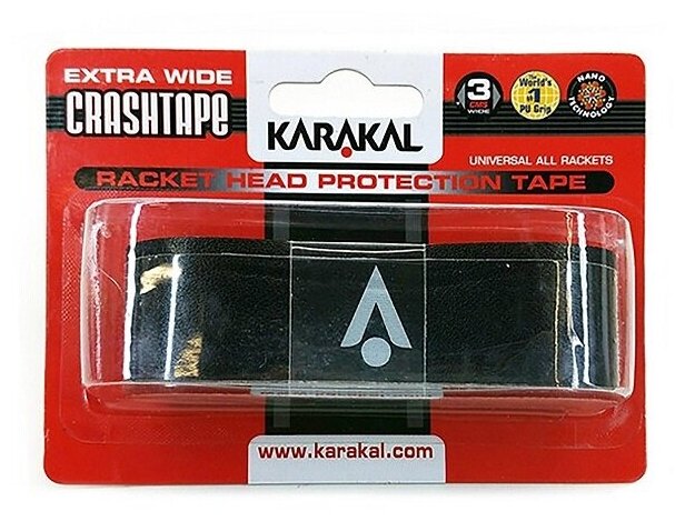 Защитная лента Karakal CrashTape 2.4m/3cm Black KA6055