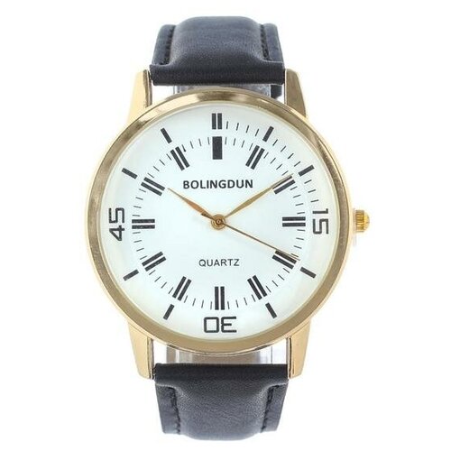 фото Часы наручные bolingdun 3471, d=4 см, экокожа, чёрные