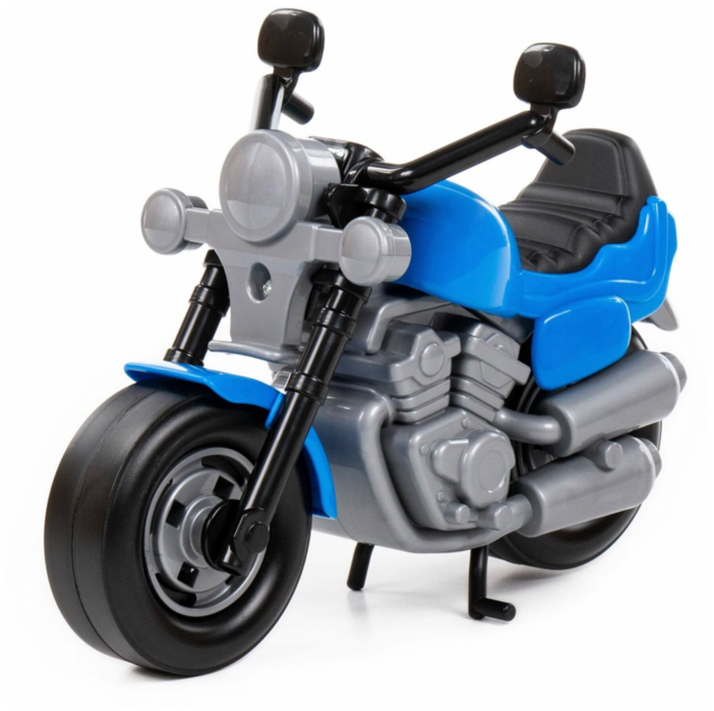 Мотоцикл полесье гоночный &quotБайк&quot синий 24х13,5х18 см П-8978/синий