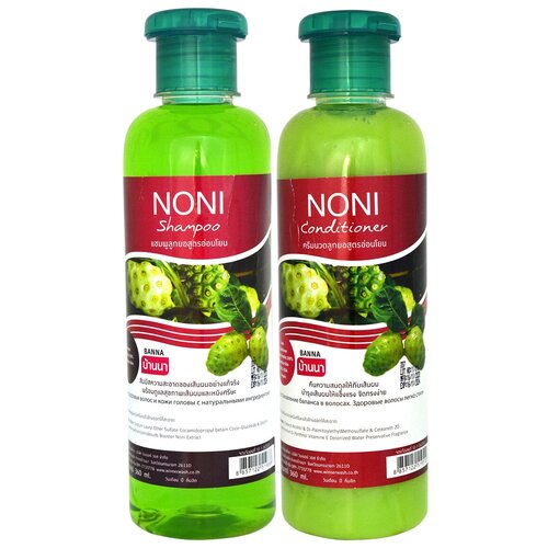 Шампунь и кондиционер для волос Нони Banna Noni Shampoo  & Conditioner, 2х360мл.