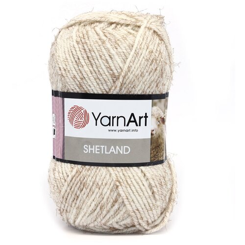 Пряжа для вязания YarnArt 'Shetland' 100гр 220м (30% шерсть, 70% акрил) (535-А молочно-розовый), 5 мотков