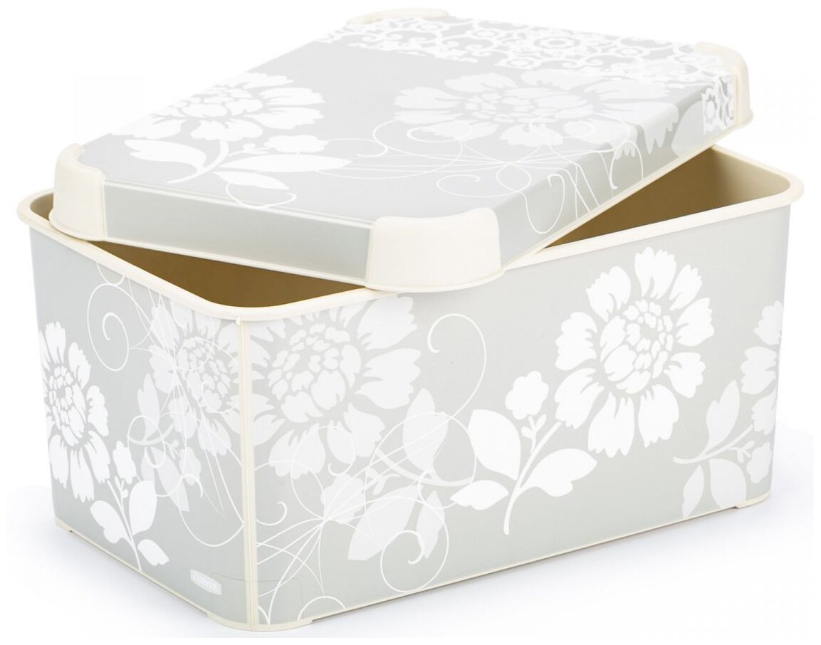 Короб (ящик) для хранения стокгольм 6л ROMANCE,CURVER - фотография № 2
