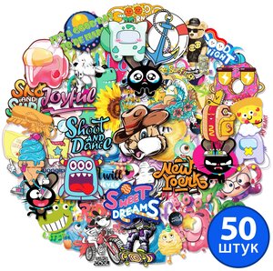 Характеристики модели Наклейки, стикеры, прозрачные стикеры "счастливый ...
