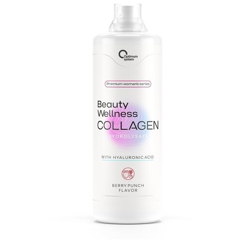 коллаген optimum system collagen concentrate liquid 500 мл апельcин лимон Optimum System Collagen Beauty Wellness 500 мл (Optimum System) Персик и ягоды