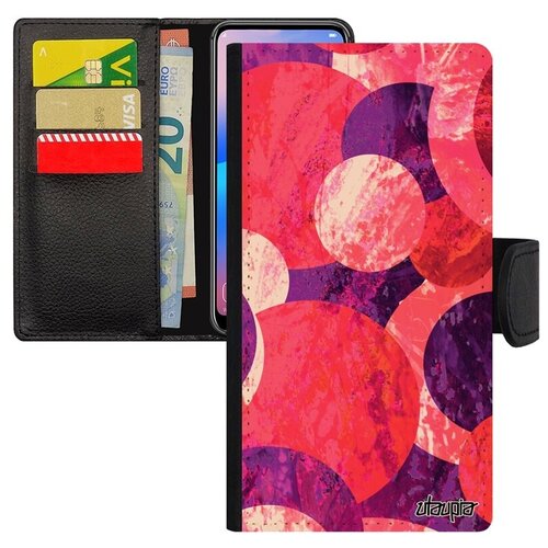 фото Чехол книжка на телефон // xiaomi mi 8 // "планеты" цикл кольцо, utaupia, розовый