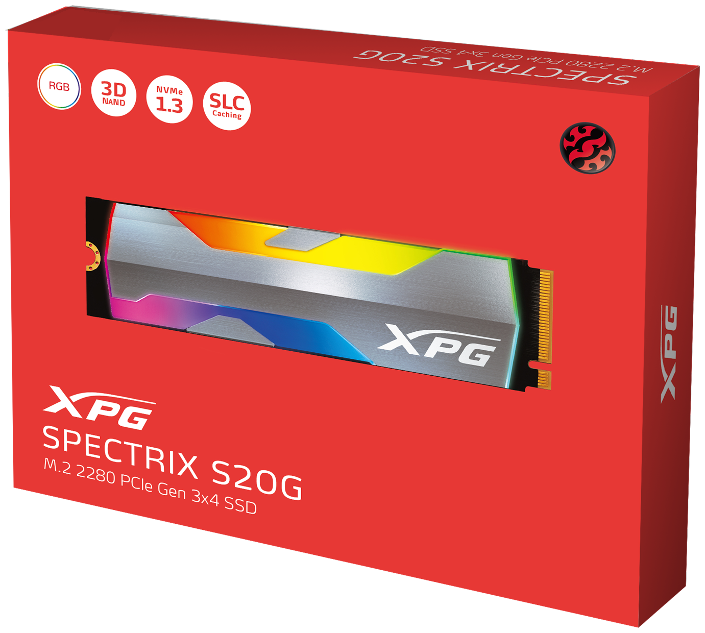 Накопитель SSD A-Data Spectrix S20G 1000GB (ASPECTRIXS20G-1T-C) - фото №4