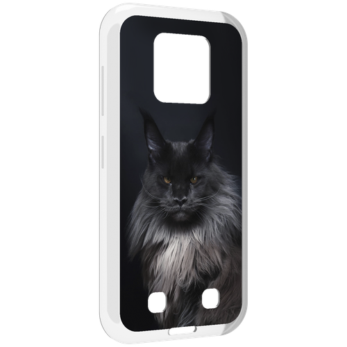 Чехол MyPads кошка мейн кун 2 для Oukitel WP18 задняя-панель-накладка-бампер чехол mypads кошка мейн кун 2 для oukitel f150 h2022 задняя панель накладка бампер