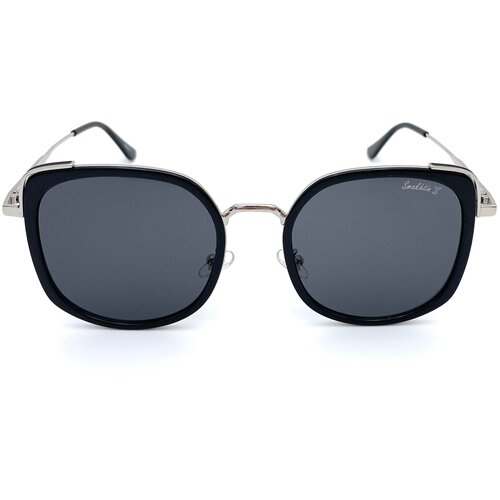 солнцезащитные очки fisherman eyewear коричневый Солнцезащитные очки Smakhtin'S eyewear & accessories, черный, серебряный