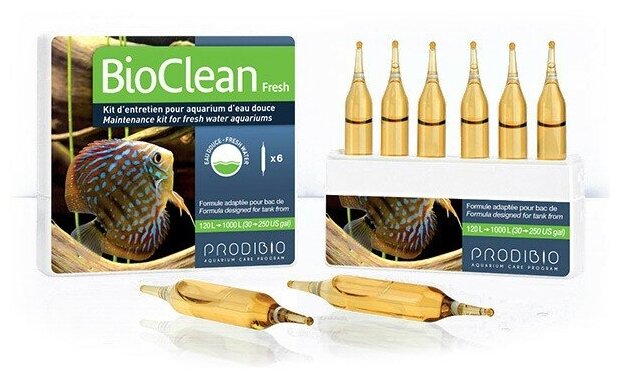 Набор препаратов Prodibio BIO CLEAN fresh water 6шт