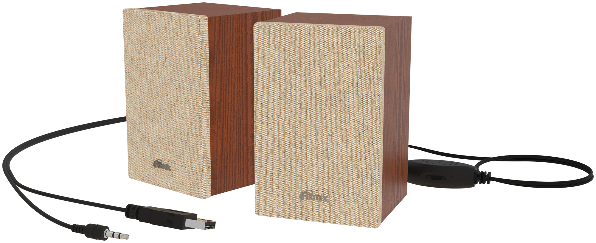 Компьютерная акустика Ritmix SP-2054W коричневый