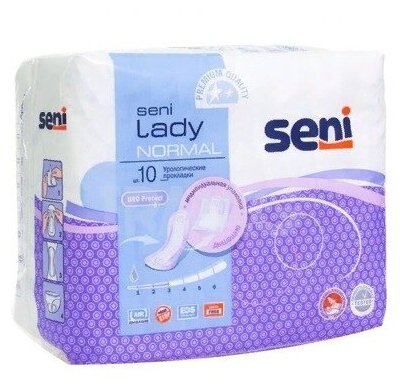 Прокладки урологические Seni Lady Normal комфорт 10 шт.(SE-095-NO10-RU1)