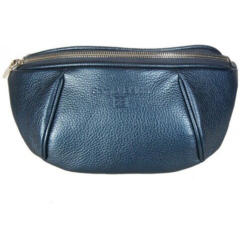 фото Сумка на пояс sergio belotti 3419 синий металлик