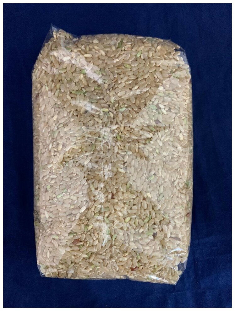 Рис бурый шелушеный Кубань Матушка 600 гр 5 упаковок - фотография № 3