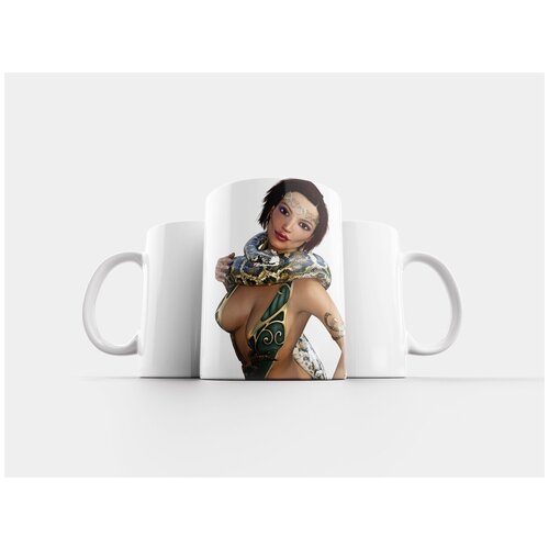 фото Кружка "зима, снег, покрытый снегом" 320 мл lotsprints