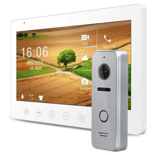 Комплект видеодомофона JVS SPARK HD WIFI WHITE белый