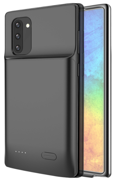 Чехол-бампер MyPads для Samsung Galaxy Note 10 SM-N970 с мощным аккумулятором с большой повышенной расширенной емкостью 5200mAh черный