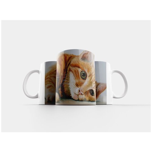 фото Кружка "кот, прекрасный, картина" 320 мл lotsprints