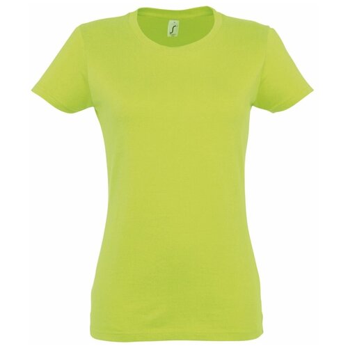 Футболка Sol's, размер L, зеленый футболка женская imperial women 190 зеленое яблоко размер s