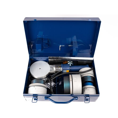 Комплект для сварки пластиковых труб DYTRON P-4A 1200W TW PROFI blue 63-110 ммгарантия 5 лет утюг для полипропиленовых труб D21668 6250000₽