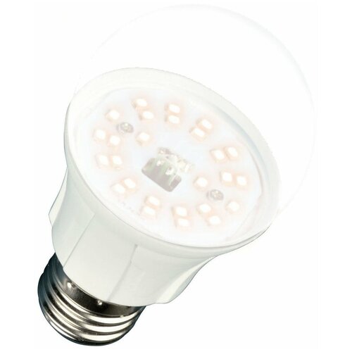 Лампа светодиодная для растений LED-A60-10W/SPFR/E27/CL PLP01WH спектр для фотосинтеза Форма A пластик UL-00001820 Uniel лампа светодиодная для растений led a60 9w sp e27 cl alm01wh спектр для рассады форма a пластик uniel