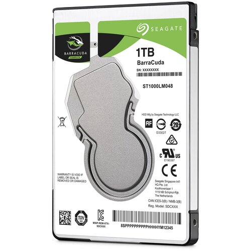 Жесткий диск Seagate Barracuda 1 ТБ ST1000LM048 жесткий диск 1tb sata 6gb s seagate st1000lm048 2 5 barracuda 5400rpm 128mb 7mm bulk