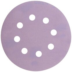 P80 125мм SMIRDEX Ceramic Velcro Discs 740 Абразивный круг, с 8 отверстиями