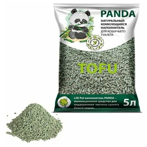 НаполнительLilli Pet PANDA с ароматом зеленого чая, 5 л