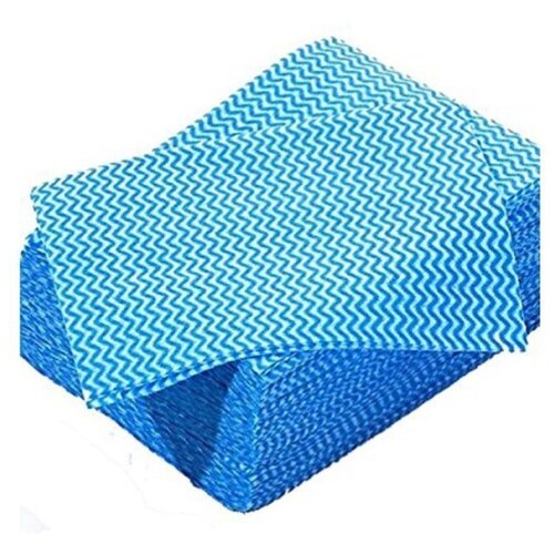 Полотенце одноразовое 35х70 цвет голубой 50 шт пачка