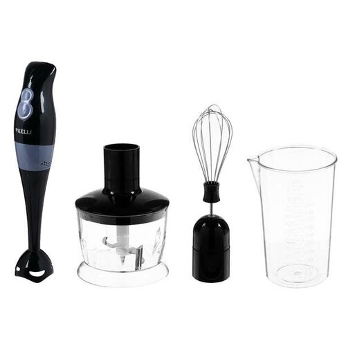 Блендер KELLI KL-5020 погружной 800 Вт 06 л 2 скорости чёрный 199000₽