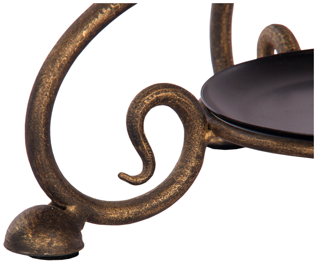 Подставка для зонтов Зонтница Венеция круглая, бронзовый - фотография № 3