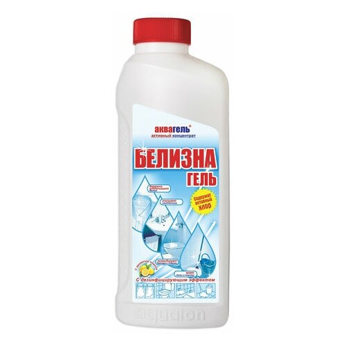 Средство для отбеливания дезинфекции и уборки 1 л белизна-гель 