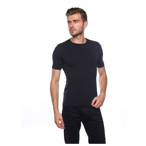 Футболка Intimedia T-Shirt Girocollo UOMO, размер 4-L/XL, черный